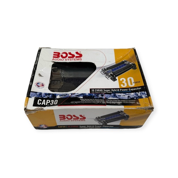 new Boss Audio ♫ CAP30 30 Farad Digital Capacitor ♫ Blue Illumination ♫ in Box - Picture 6 of 14